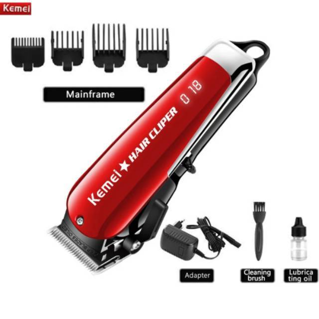 Kemei KM-2611 Hair Clipper Rechageable Mesin Alat Pencukur Kumis Rambut KM2611 Original