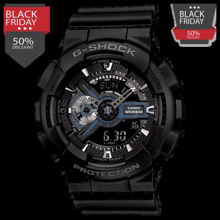 Jam Tangan Pria Merk Casio G-Shock ( 4.5 Cm ) Type : Ga110 Baterai 8