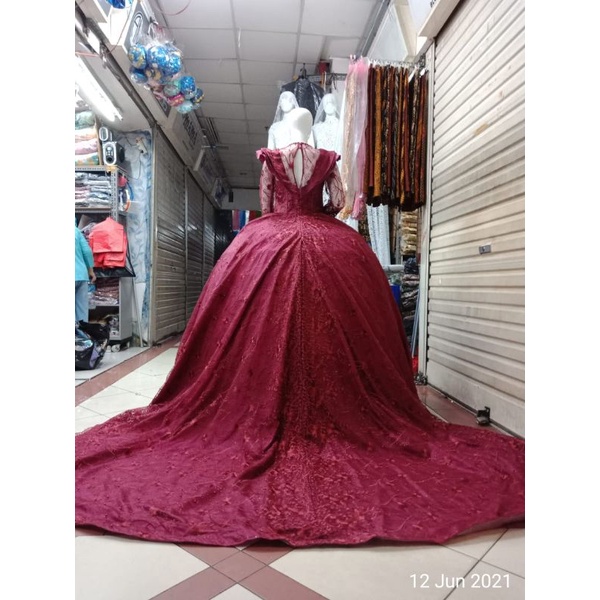 GAUN PENGANTIN MUTIARA/GAUN MODEL TERBARU