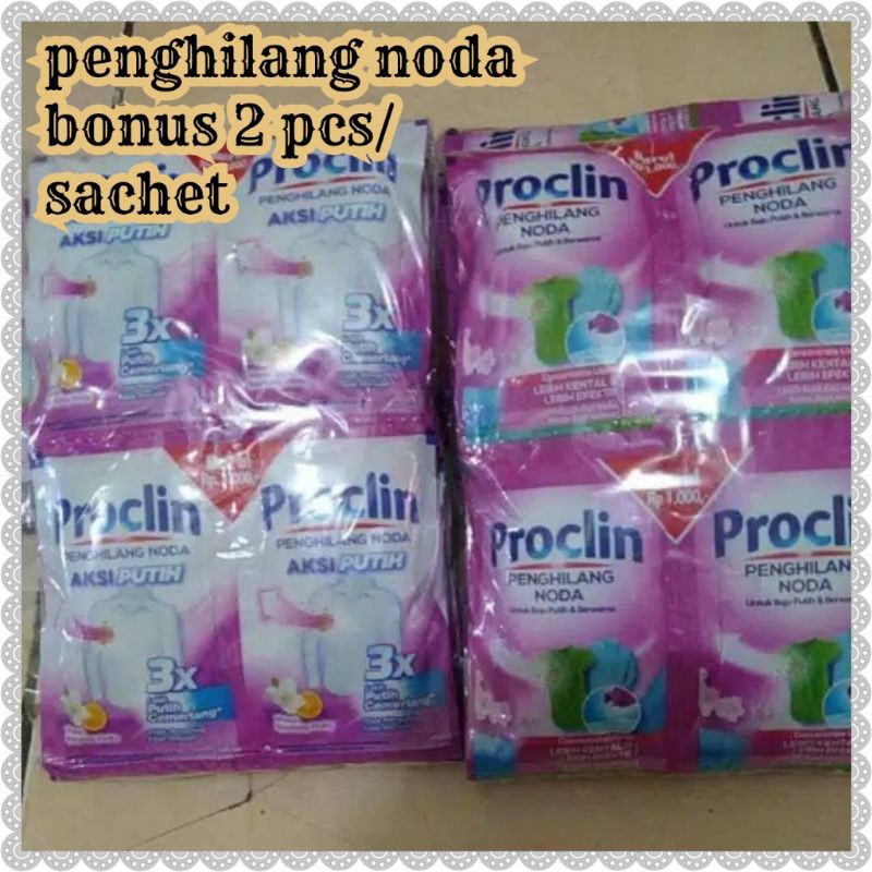 Proclin sachet 1 pack isi 24 pcs