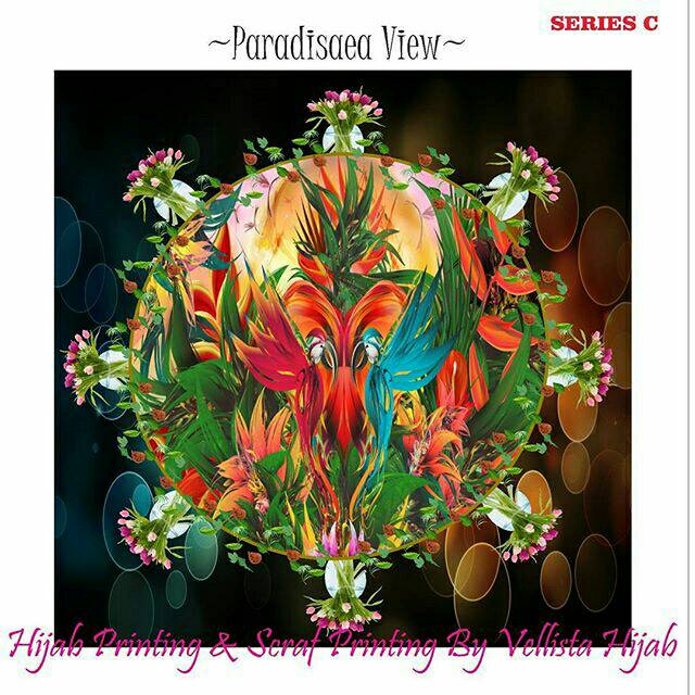 

[Paradisaea View C] Hijab Printing / Scraf Printing / Kado Wisuda /Kado Ulangtahun /Kado Anniversary