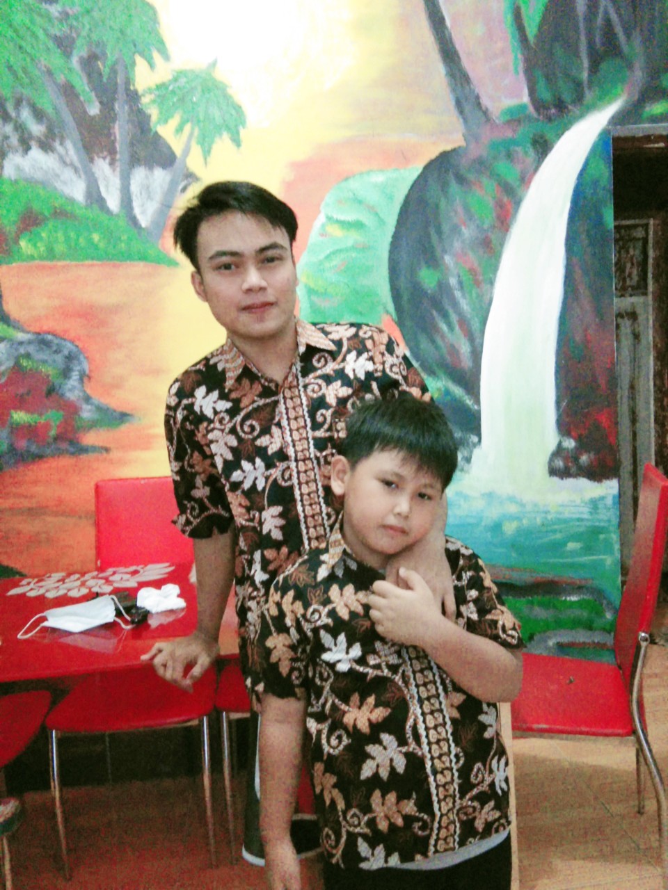 Couple Batik Ayah Anak Motif Mohabaten Size Anak Terlengkap Usia 1-10 Tahun