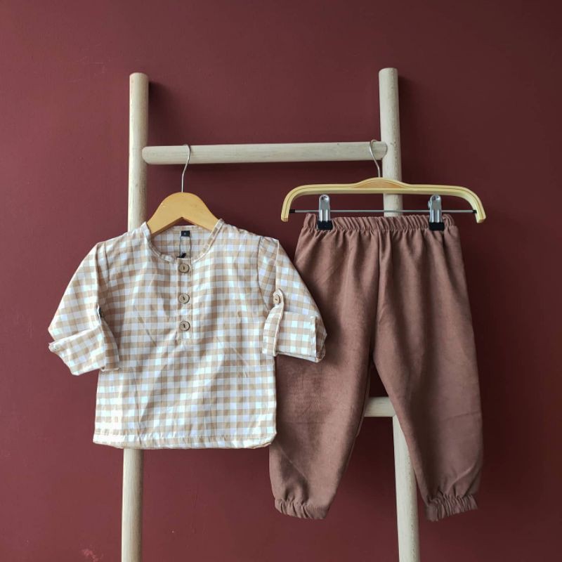 LONG HAKU SET by QINTHA KIDS - Setelan anak baby bayi laki laki perempuan murah lucu cewe cowo
