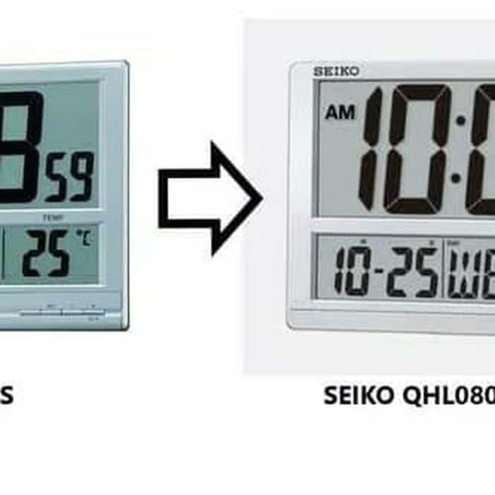 jam dinding digital SEIKO original