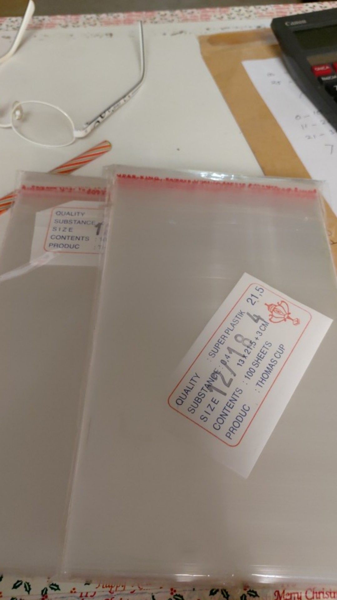 Plastik Opp Lem Tebal 12x18cm, Kemasan Souvenir Undangan Masker Baju