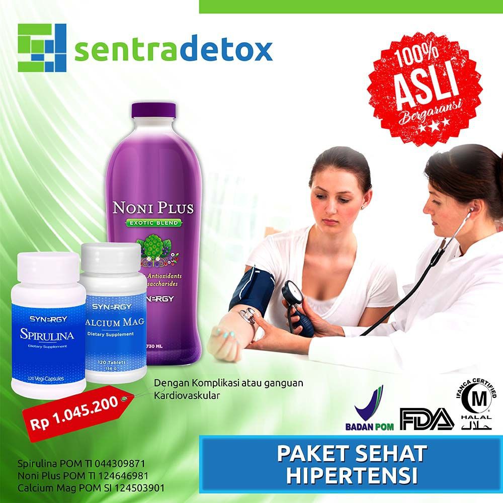Paket Sehat Hipertensi Sentra Detox Synergy