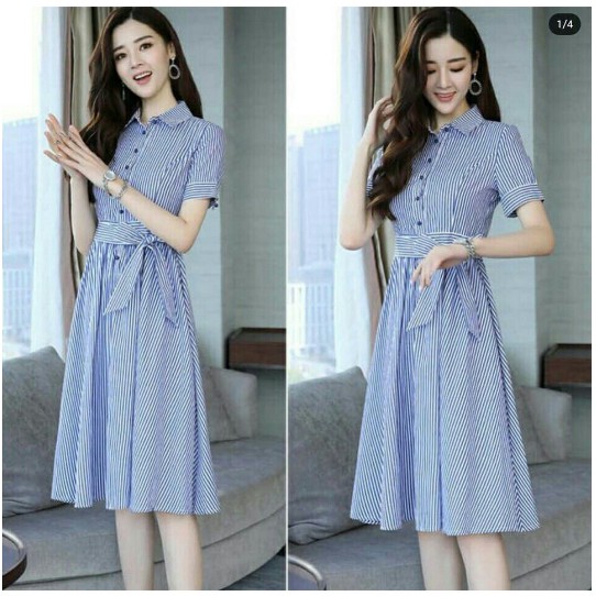 ❤️Bodycon Dress Brukat Brokat Lace Import Bangkok ❗️Lengan Terompet Yellow Mustard Belezza Dress MPP