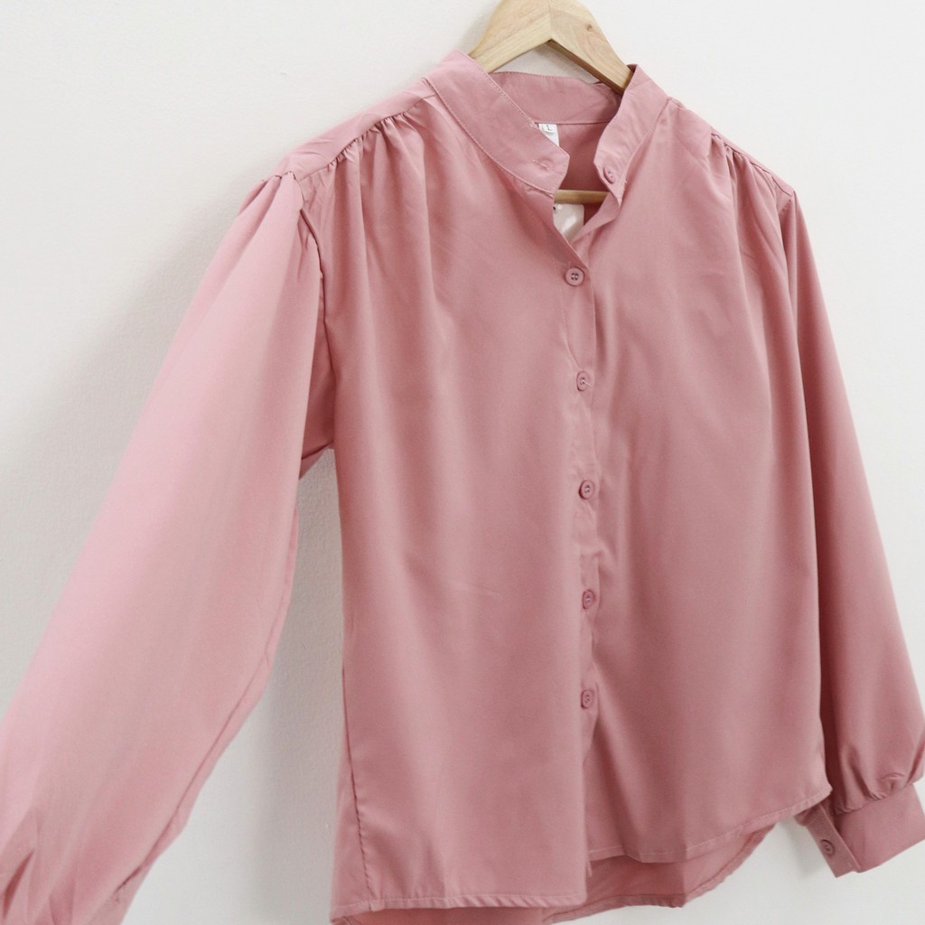 Riley pink hem top -Thejanclothes