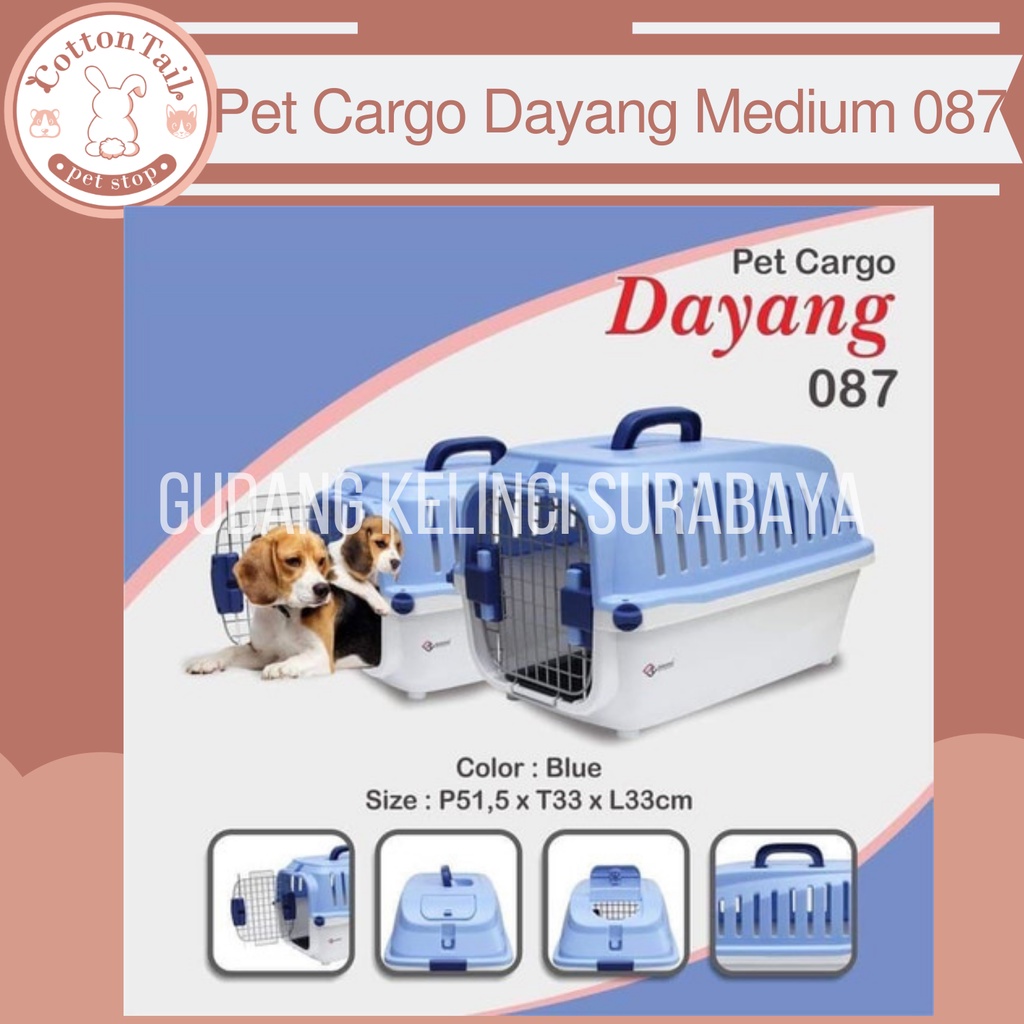 KANDANG / PET CARGO / PET CARRIER DAYANG MEDIUM 087