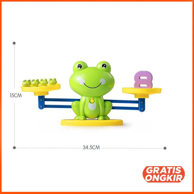 Mainan Anak Montessori Balance Scale Puzzle Children Toy 3014