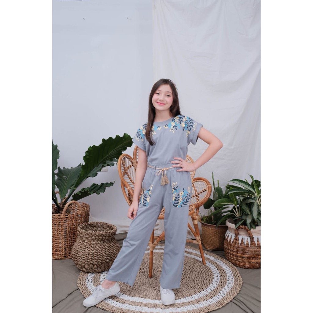 Piccolino Baju Anak Setelan Kulot Panjang Culottes Long Pant Set