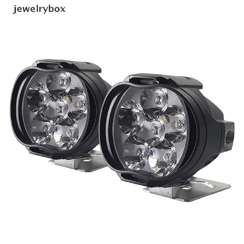 (Box) Lampu Depan Sepeda Motor 6 LED DC12V