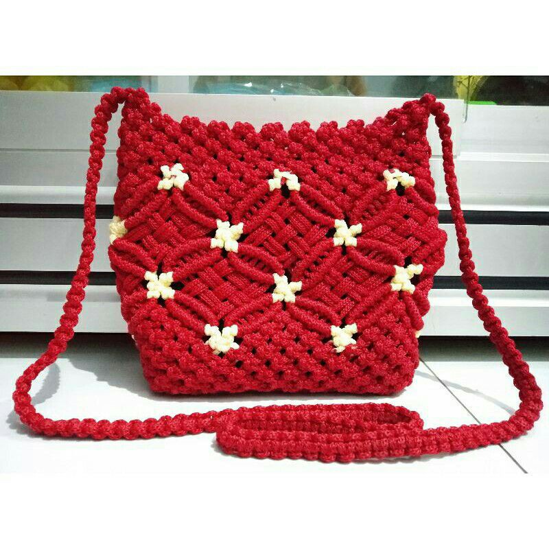 Tas TaliKur / Tas TaliKur Murah /Tas selempang Macrame