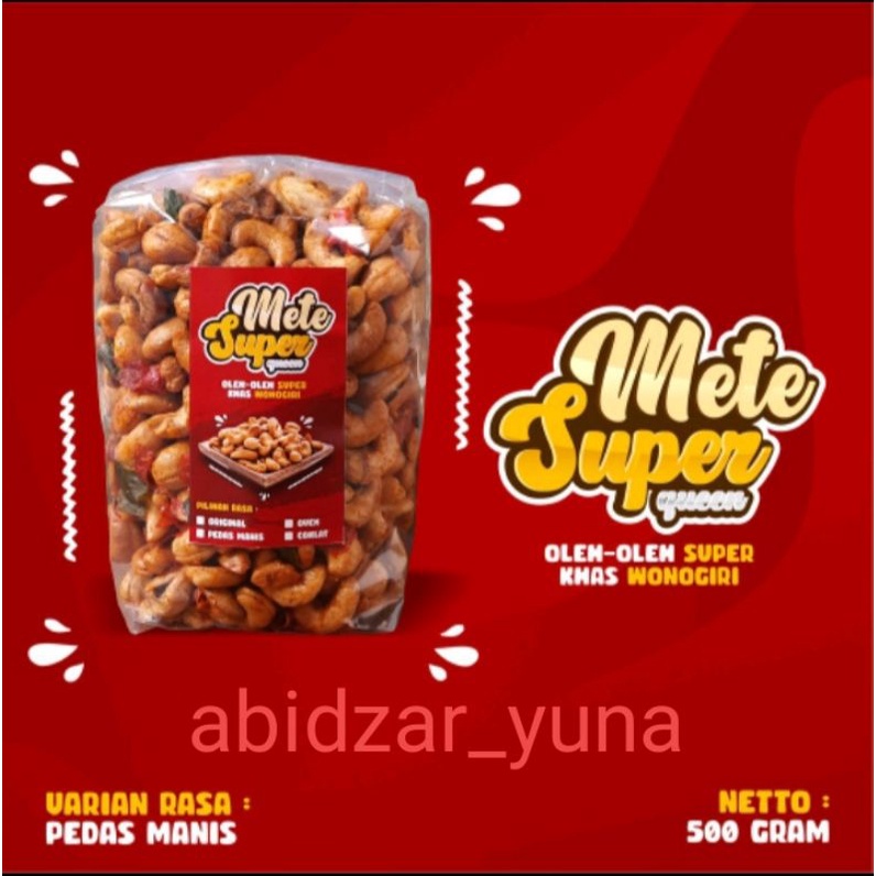 

kacang mete wonogiri super rasa pedas manis
