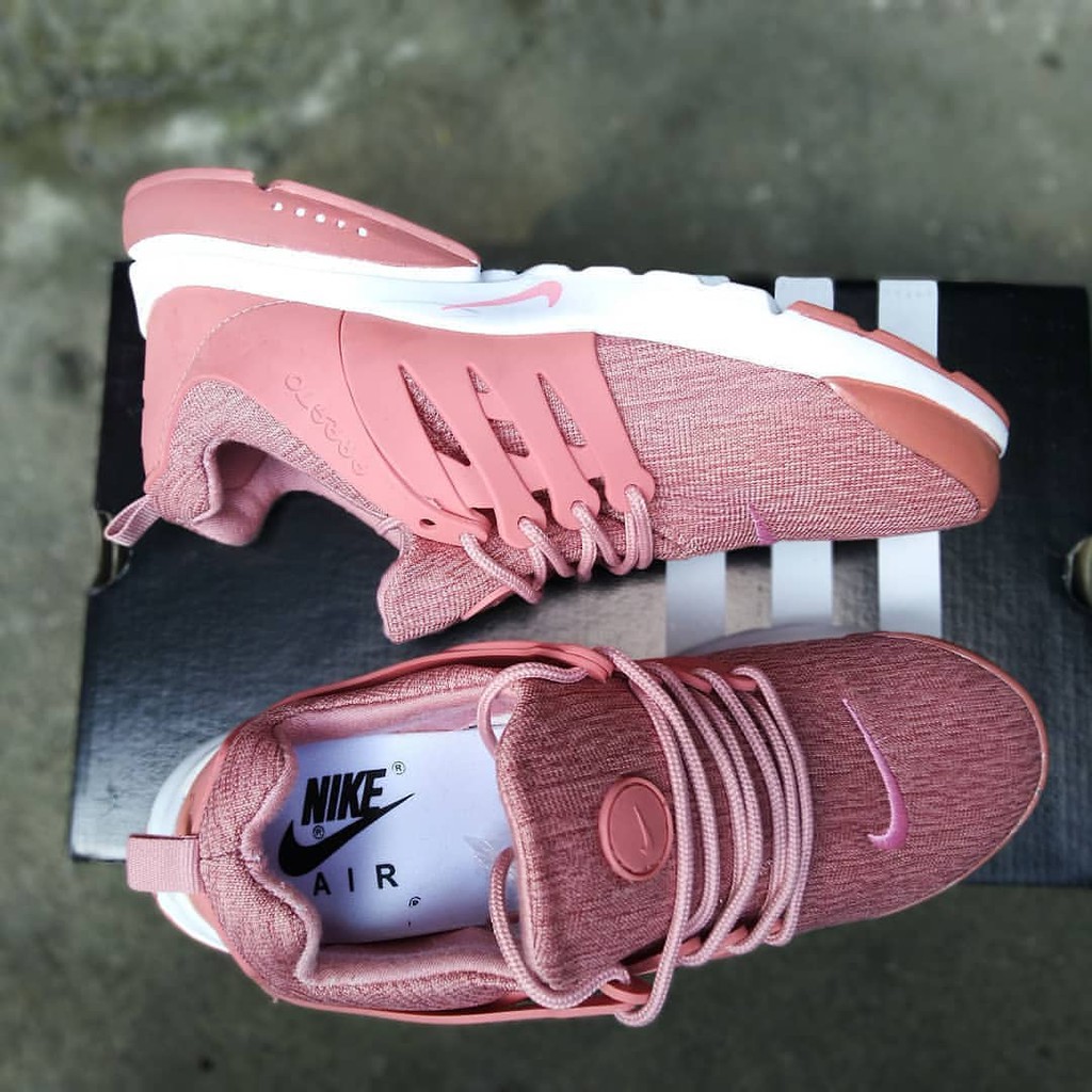 Sepatu Nike Presto Grade Original Soft Pink Salem Sneakers Wanita Ringan Senam Olahraga Fitnes Cewek