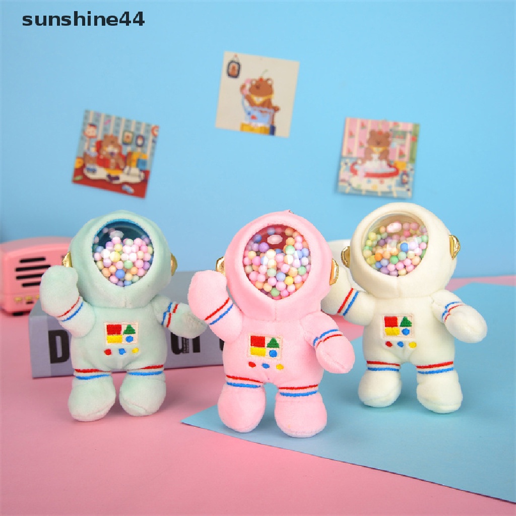 Sunshine Boneka Plush Kelinci Astronot Luar Angkasa Kawaii ​Gantungan Kunci Bentuk Boneka Untuk Dekorasi Tas