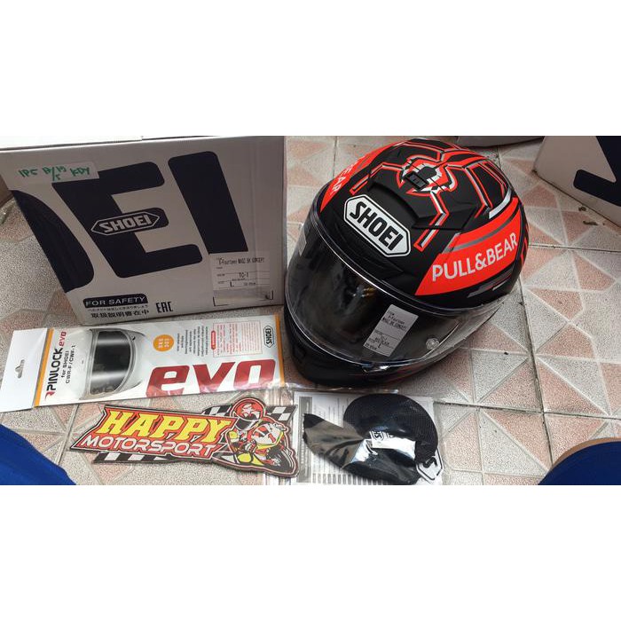 HELM SHOEI X14 MARQUEZ BLACK CONCEPT DOT L MICHAEL ANDRE EDITIONS