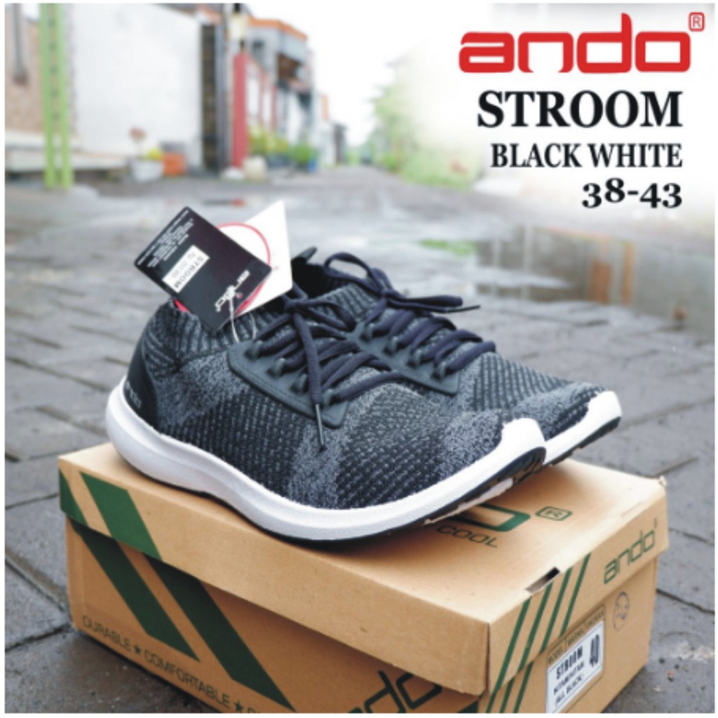 Sepatu Ando - Sneakers wanita - Stroom - Sepatu Rajut