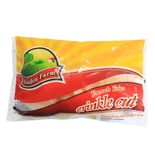 

GOLDEN FARM French Fries CRINKLE CUT 1Kg