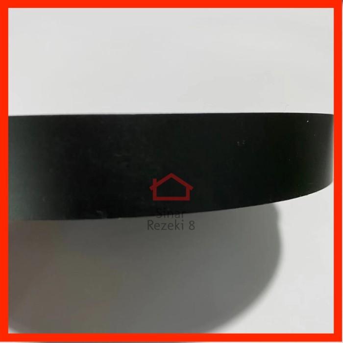 

20 mm Edging HITAM / Vinil Vynil Dof Dop PVC Edging taco Plimir Roll Best Seller