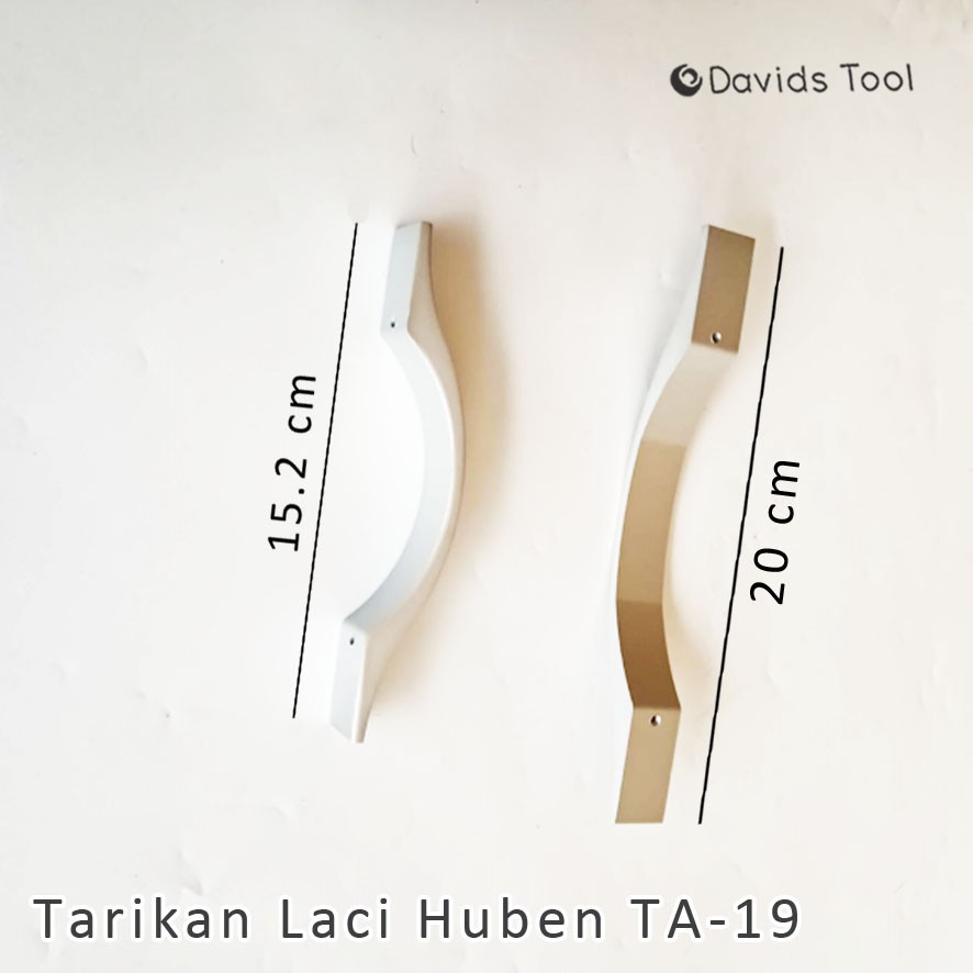 Tarikan Laci Handle Lemari Huben Aluminium Ta 19