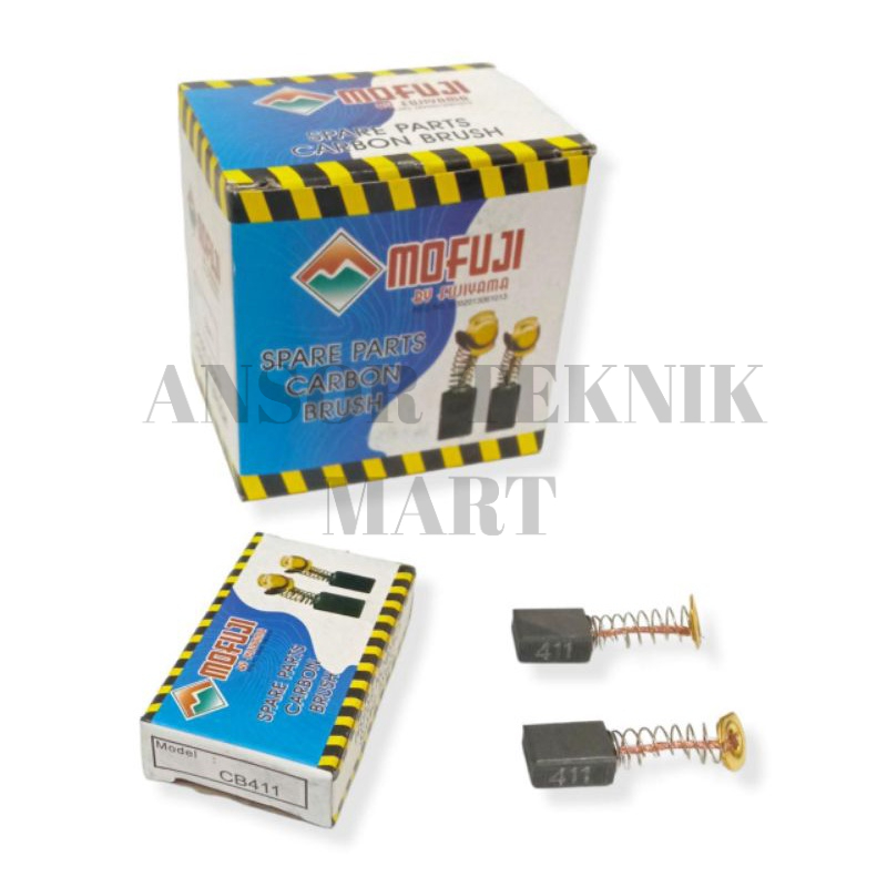 CB411 MOFUJI Carbon Brush 411 MOFUJI Areng Spull Bostel MT954/MT371/MT190/N9500N MOFUJI