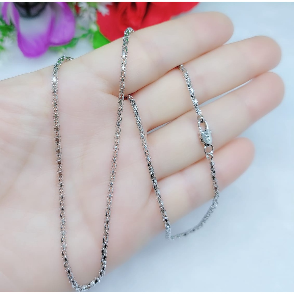 Kalung  Lapis Emas Perhiasan Fashion (PANJANG45CM)