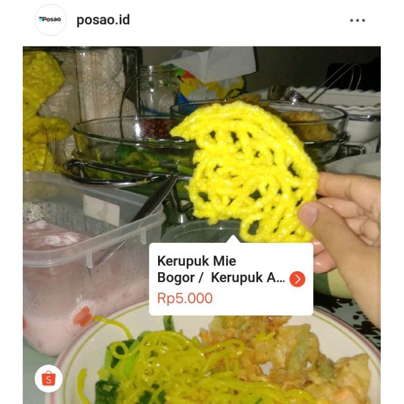 

Kerupuk Mie Bogor / Kerupuk Asinan
