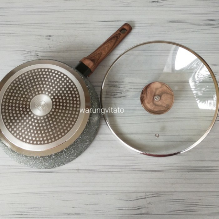 Uakeen Frypan 24 Cm Penggorengan Granite Vk220 _Art