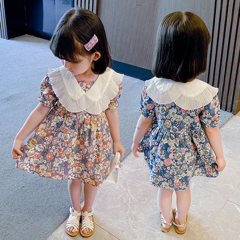 1 - 5 Tahun | Dress Suji - Gaun Anak Perempuan Baby Korea Style Blouse Casual Gaya korean Kiosbalitaaprillia