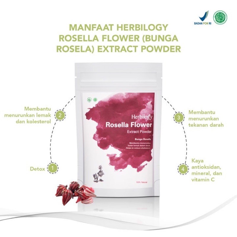 HERBILOGY ROSELLA EXTRACT POWDER 100Gram