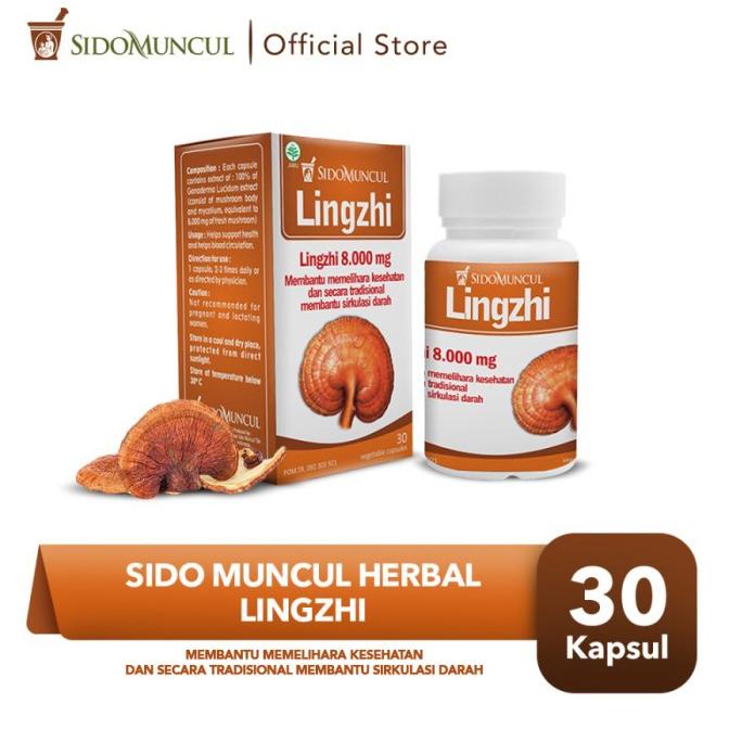 

BAYAR DITEMPAT Sido Muncul Herbal Lingzhi 30 Kapsul - Menghambat Sel Tumor Kanker /OBAT HERBAL ASAM URAT/OBAT HERBAL PELANGSING/OBAT HERBAL KOLESTEROL/OBAT HERBAL DIABETES