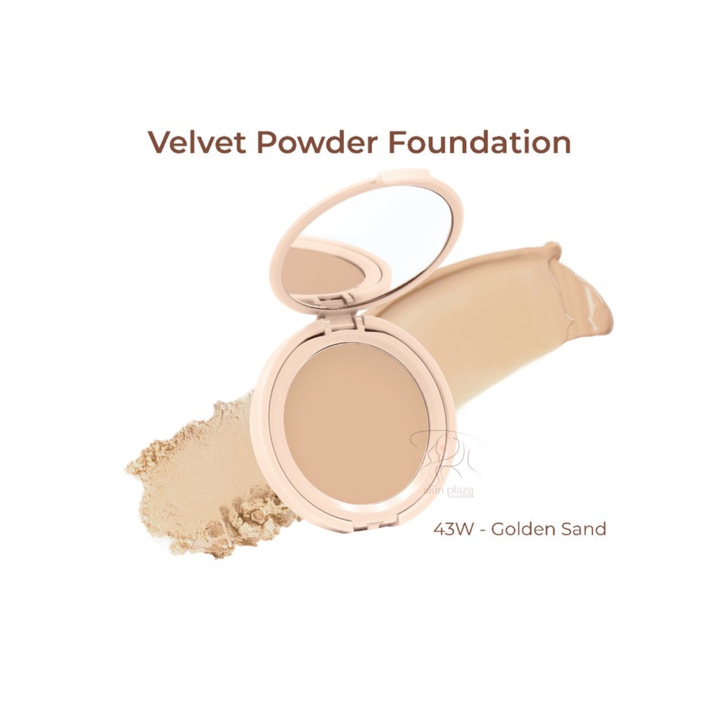 Wardah Colorfit Velvet Powder Foundation Bedak Matte SPF 20 PA+++ 11gr