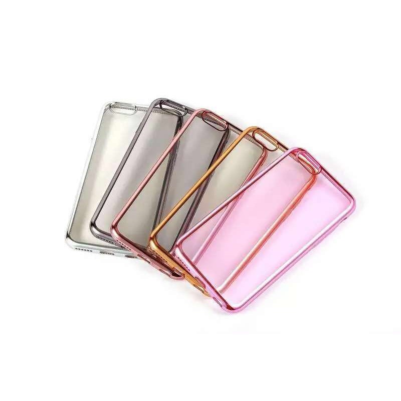 Silicon Tpu Bening Shining Chrome Lenovo A7000 . A 7000 Softcase