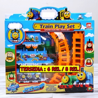 Image of (BISA COD) MAINAN ANAK REL KERETA API ELEKTRIK 877-33 TRAIN PLAY SET