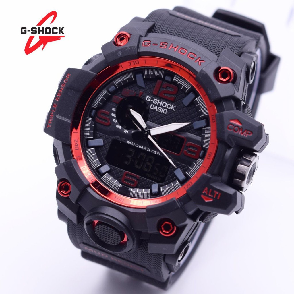 Jam Tangan Pria G-SHOCK Jam Tangan Digital DUAL-TIM