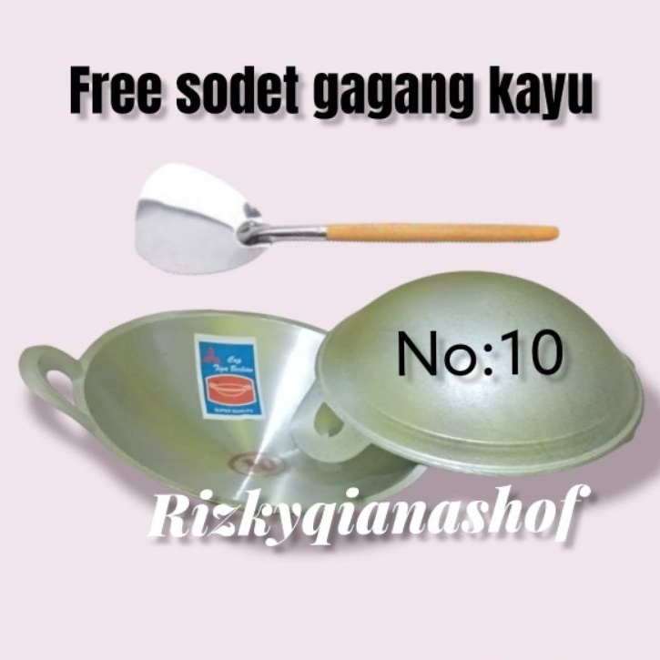 FREE SODET WAJAN NO 10 / SODET GAGANG KAYU