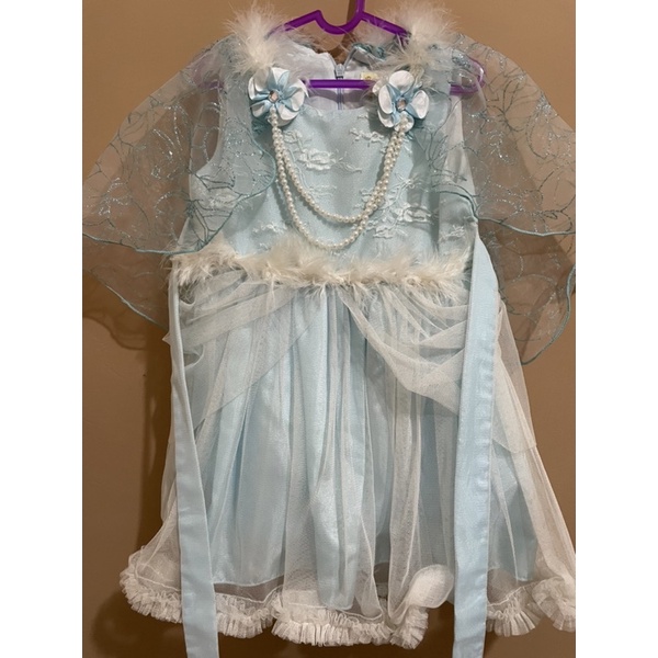PRELOVED dress ulang tahun anak princess elsa frozen merk PRINCESSA