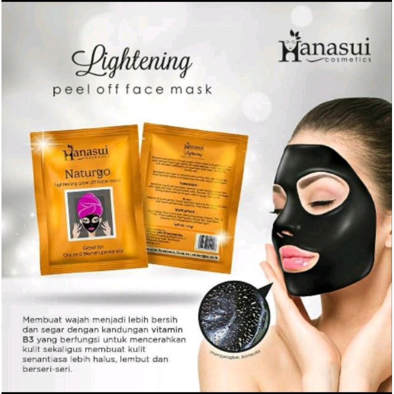 HANASUI NATURGO /GOLD ANTI AGING MASKER LUMPUR (SACHETAN)