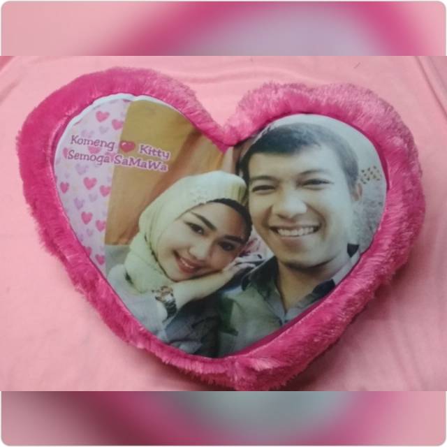 Bantal Love Foto Bantal Bentuk Love Kado Valentine Hadiah Valentin