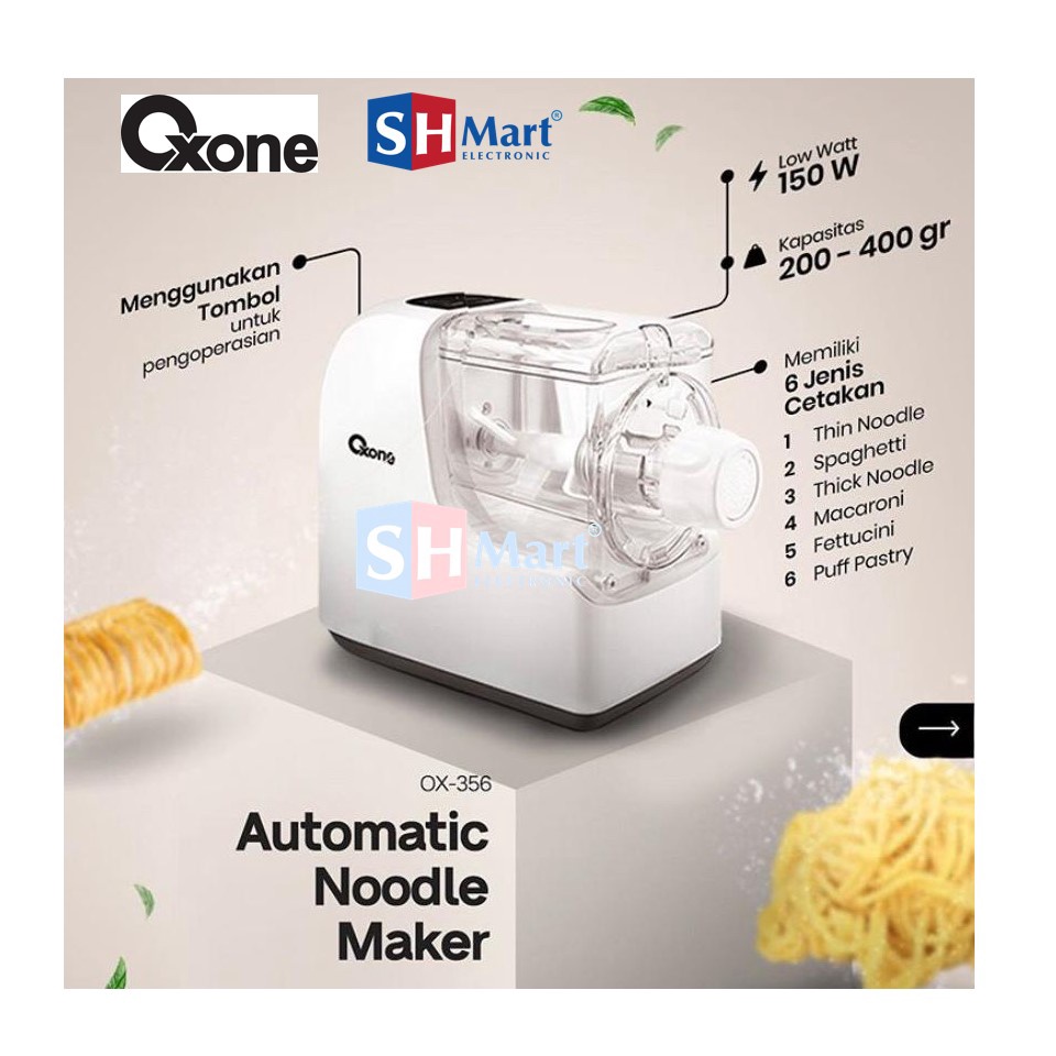 OXONE NOODLE MAKER OX-356 OX356 MESIN PEMBUAT MIE &amp; PASTA LISTRIK (MEDAN)