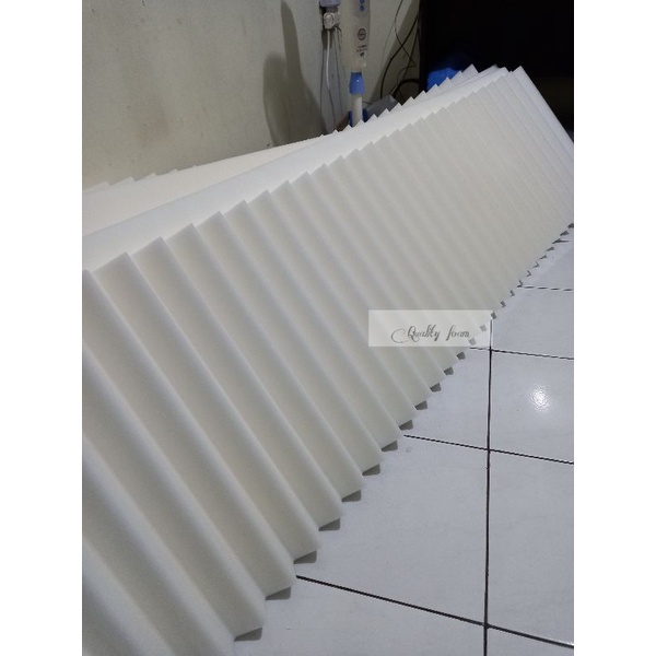 Busa peredam suara ruangan Acoustic model Zigzag 200×100cm