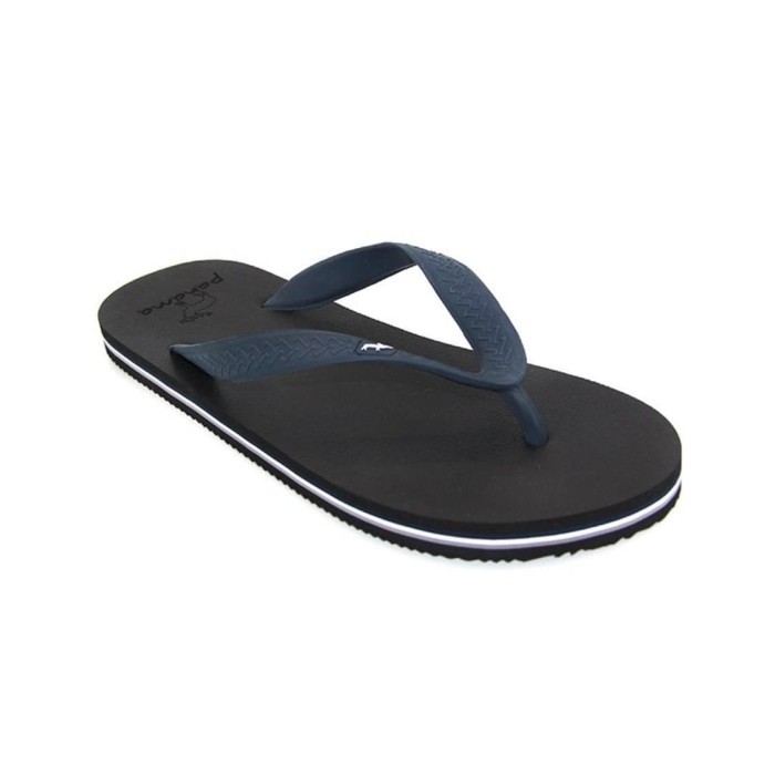 Sandal Panama Classic / Sendal Jepit Pria Black Dark Navy M25