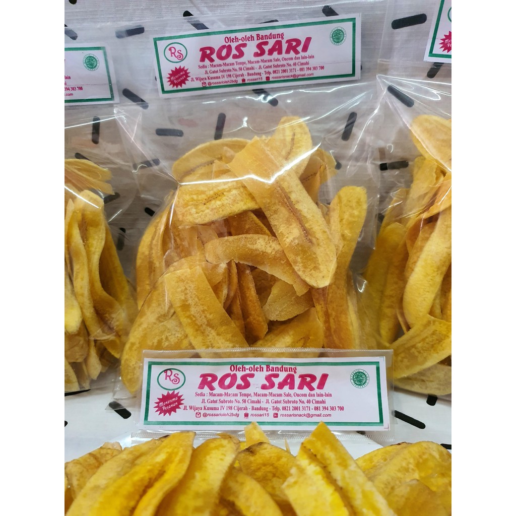 Kripik Pisang Asin 175Gr Oleh Oleh Bandung