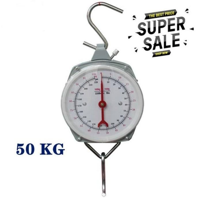timbangan gantung 50kg manual