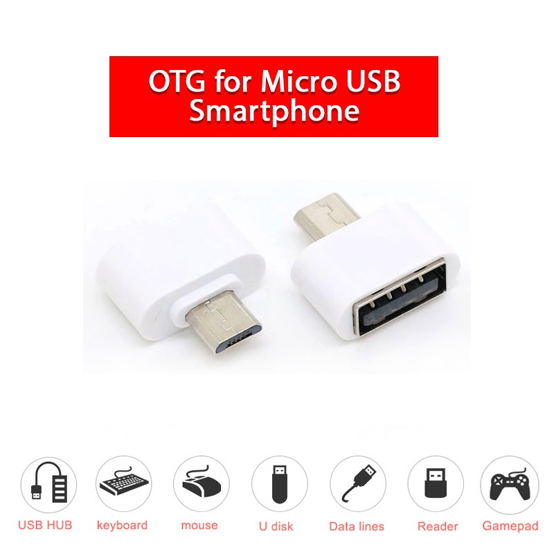 OTG Micro USB Smartphone for Flash Disk Flashdisk Keyboard Mouse Joystik Joystick Game