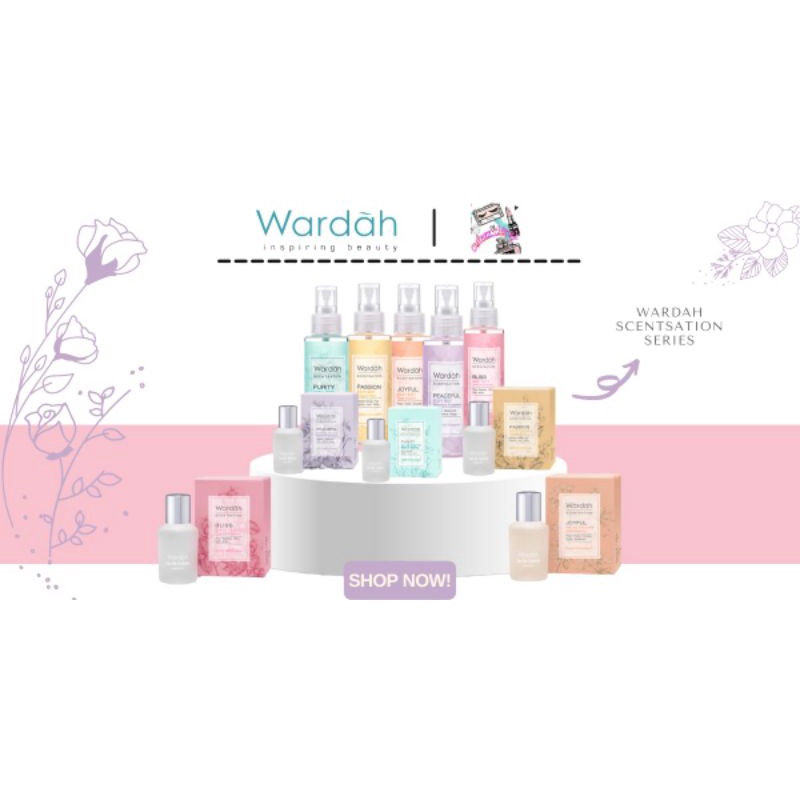 ☃️Cutezz_ching1☃️Wardah Scentsation Series ♡ Body Mist ♡ Eau De Toilette