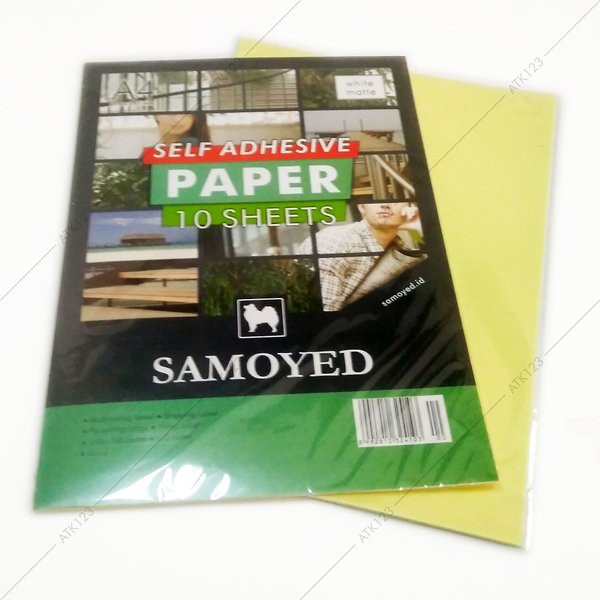 

Terbaru Kertas - Label Stiker A4 Matte - Doff isi 10 Lembar - Samoyed Special