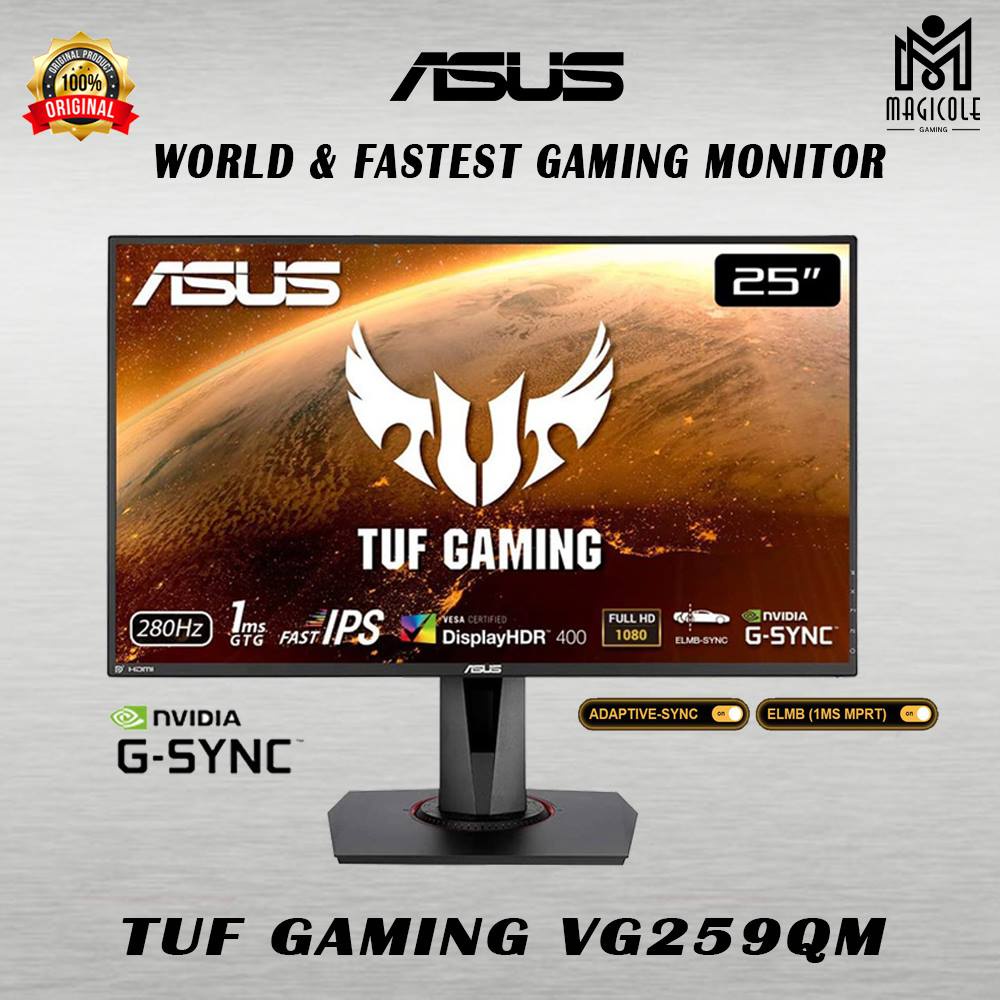 Asus TUF GAMING VG259QM/ 25in / 280hz / G-sync / Fast IPS