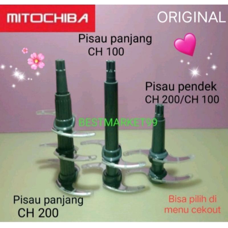 Pisau Panjang Mitochiba Ch 200 komplit  / bisa buat Ch 100